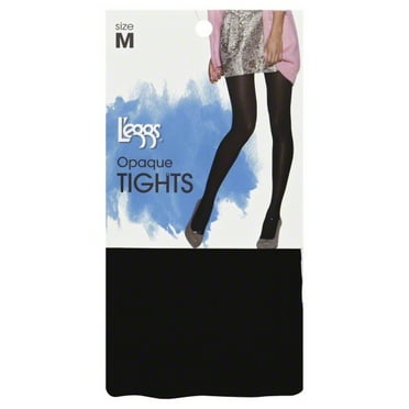L'eggs Black Opaque Seasonless Tights Women's Size Medium SLTM L'eggs Black Opaque Seasonless Tights Women's Size Medium SLTM